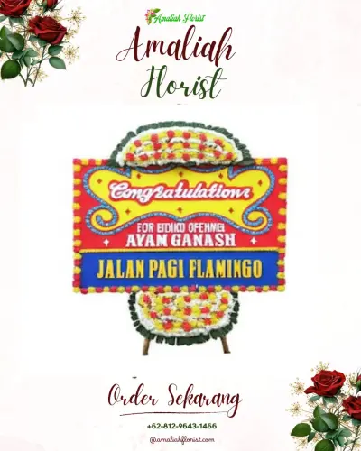 Bunga Papan Congratulation di Cilebar